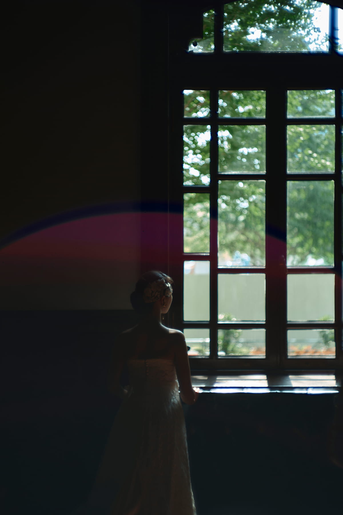 美術館の中で写真撮影